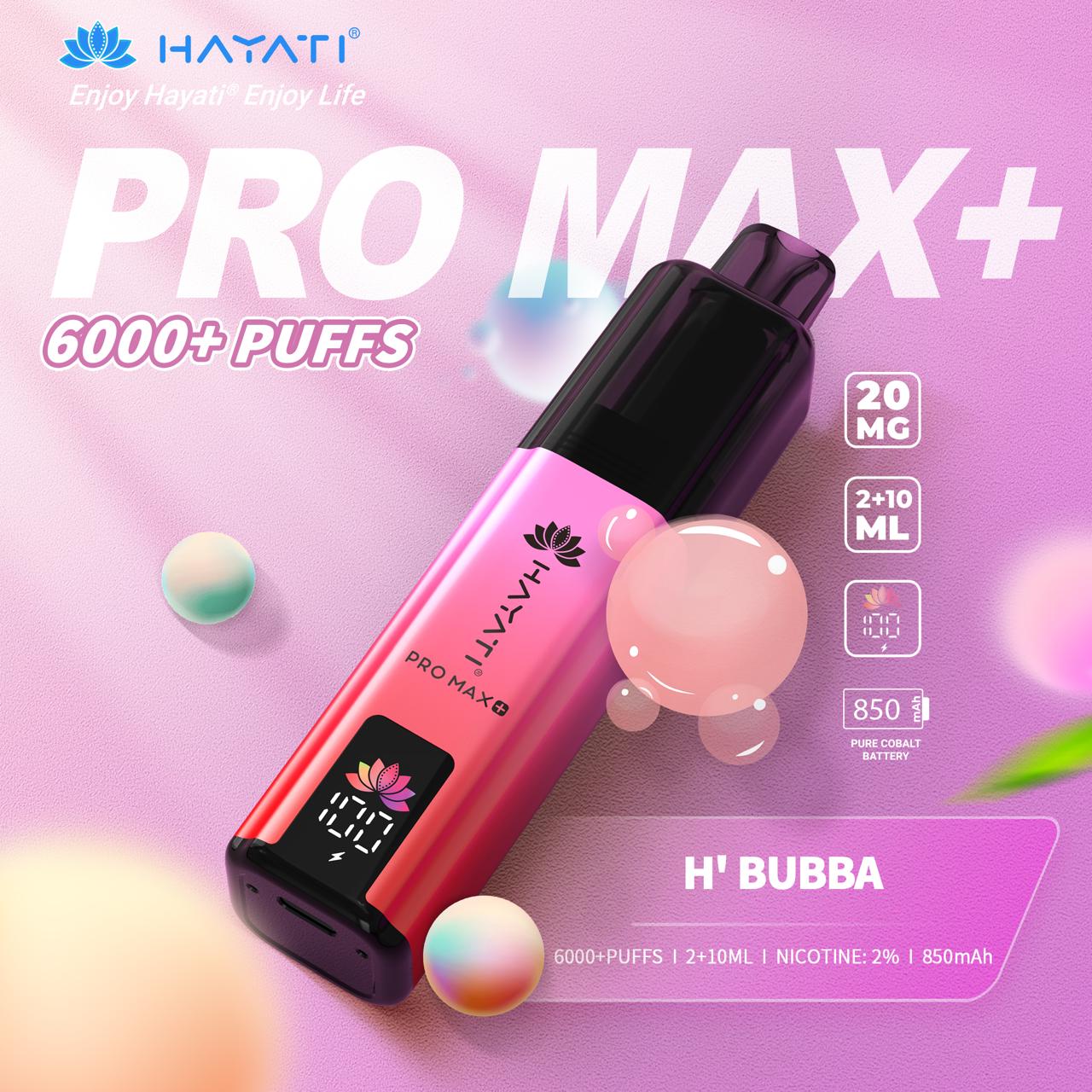 Hayati_pro_max_600_puff_H BUBBA