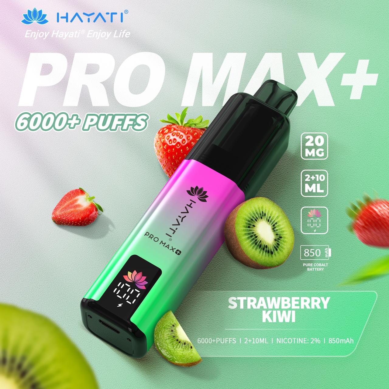 Hayati_pro_max_600_puff_STRAWBERRY KIWI