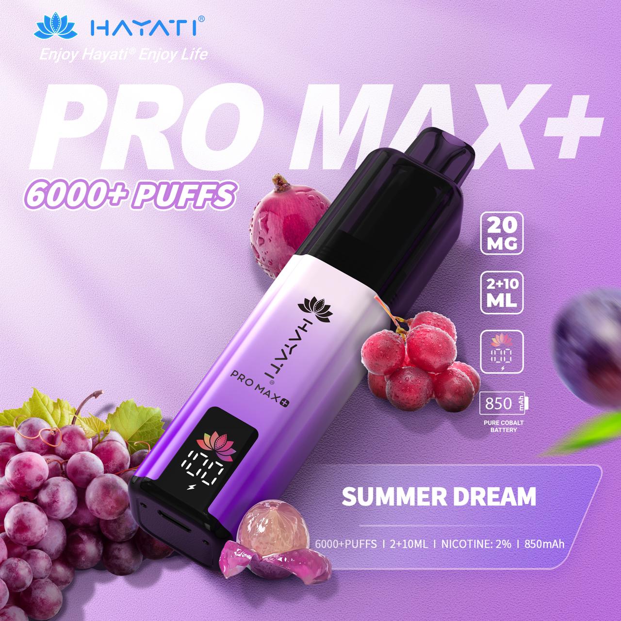 Hayati_pro_max_600_puff_SUMMER DREAM