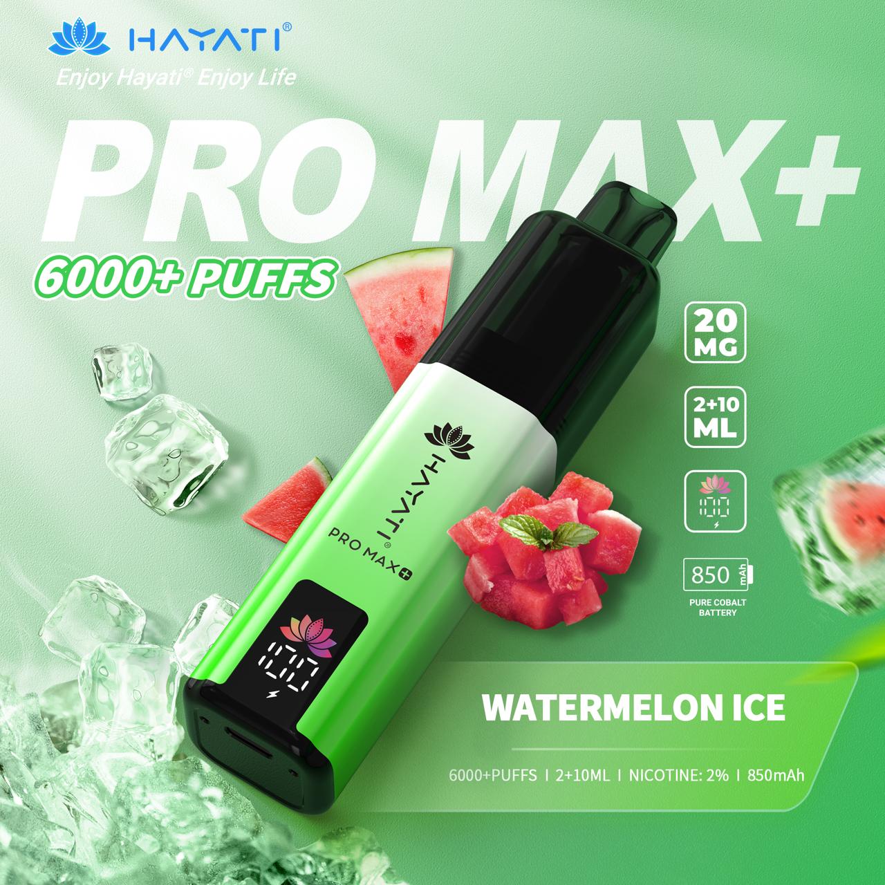 Hayati_pro_max_600_puff_WATERMELON ICE