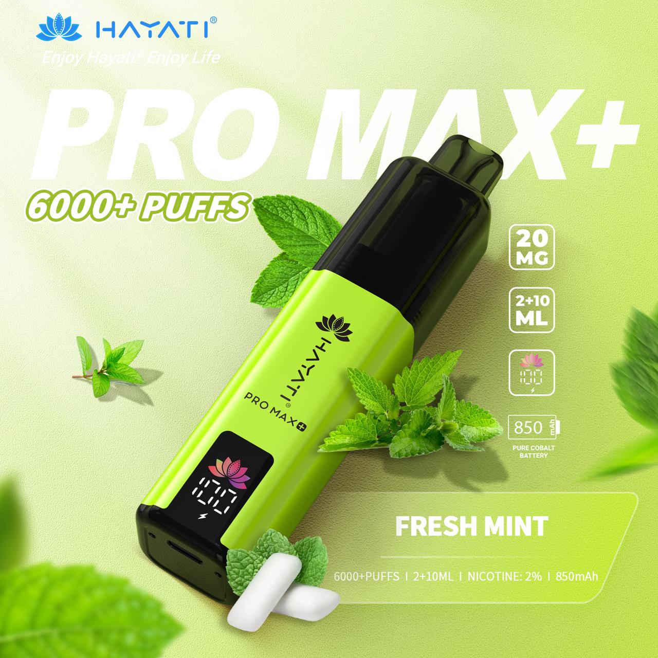Hayati_pro_max_600_puff_fresh mint