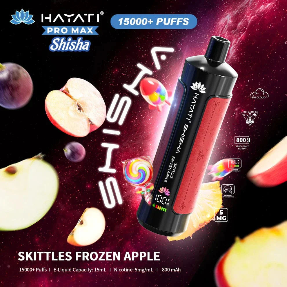 Hayati_pro_max_shisha_15000_puffs-skittles frozen apple
