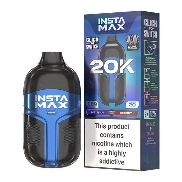 Insta Max 20K Disposable Vape (20mg Vapess World UK