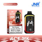 JNR Ace 36K Fizzzy Cherry Cola pod vape kit flavour
