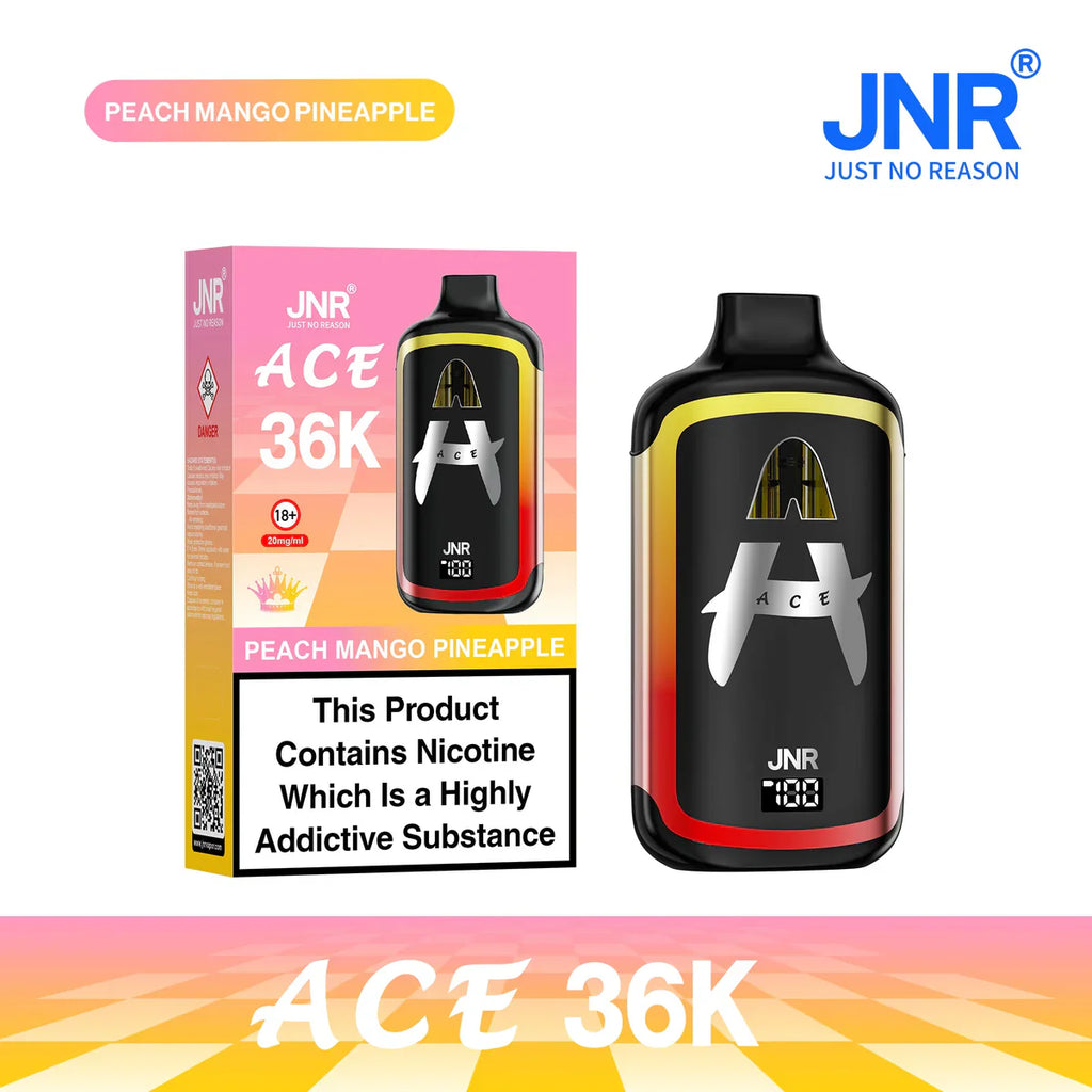 JNR Ace 36K Prefilled Pod Vape Kit rechargeable 36,000 puff device