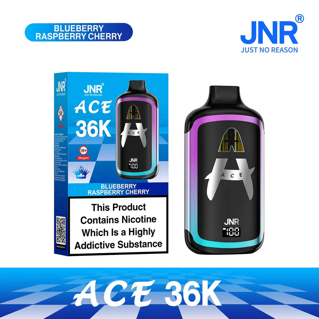 JNR Ace 36K pod vape kit high puff rechargeable design