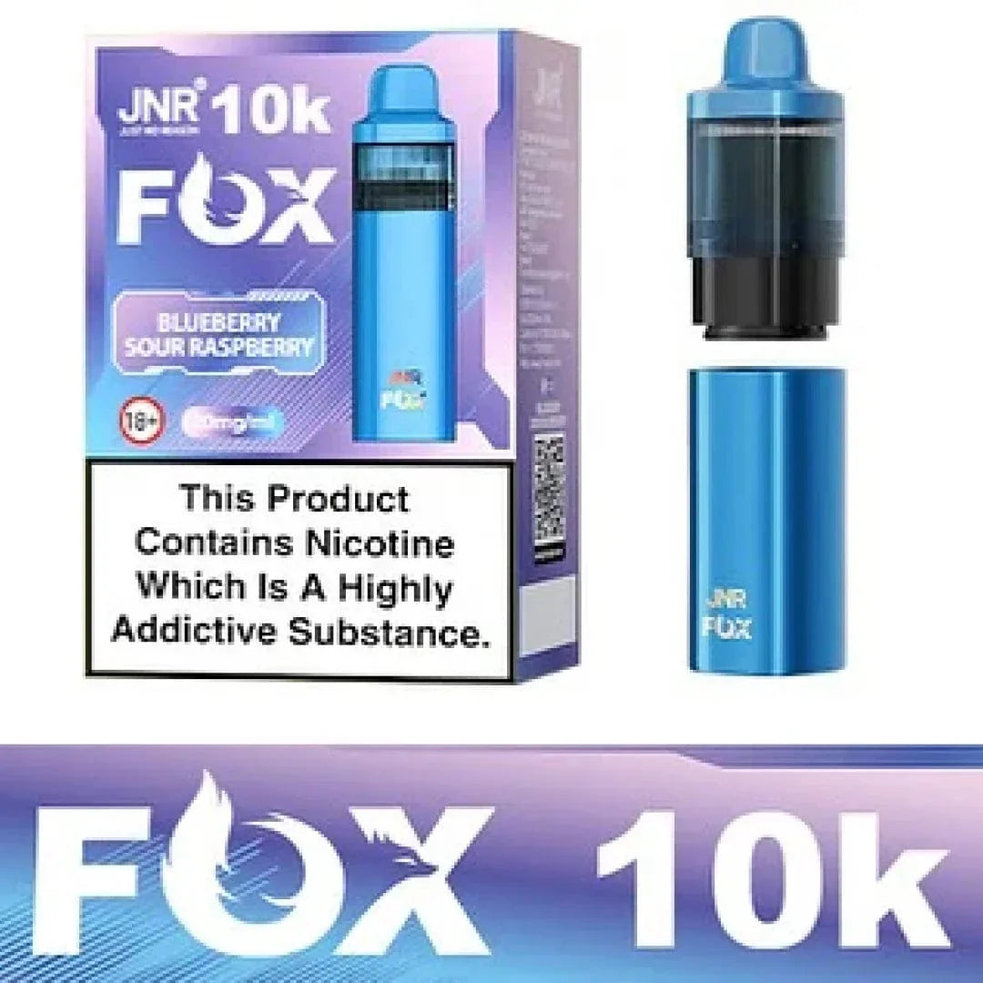 JNR Fox 10K rechargeable vape
JNR Fox 10K UK