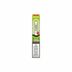 SKE vape pen packaging with nicotine warning label on a white background