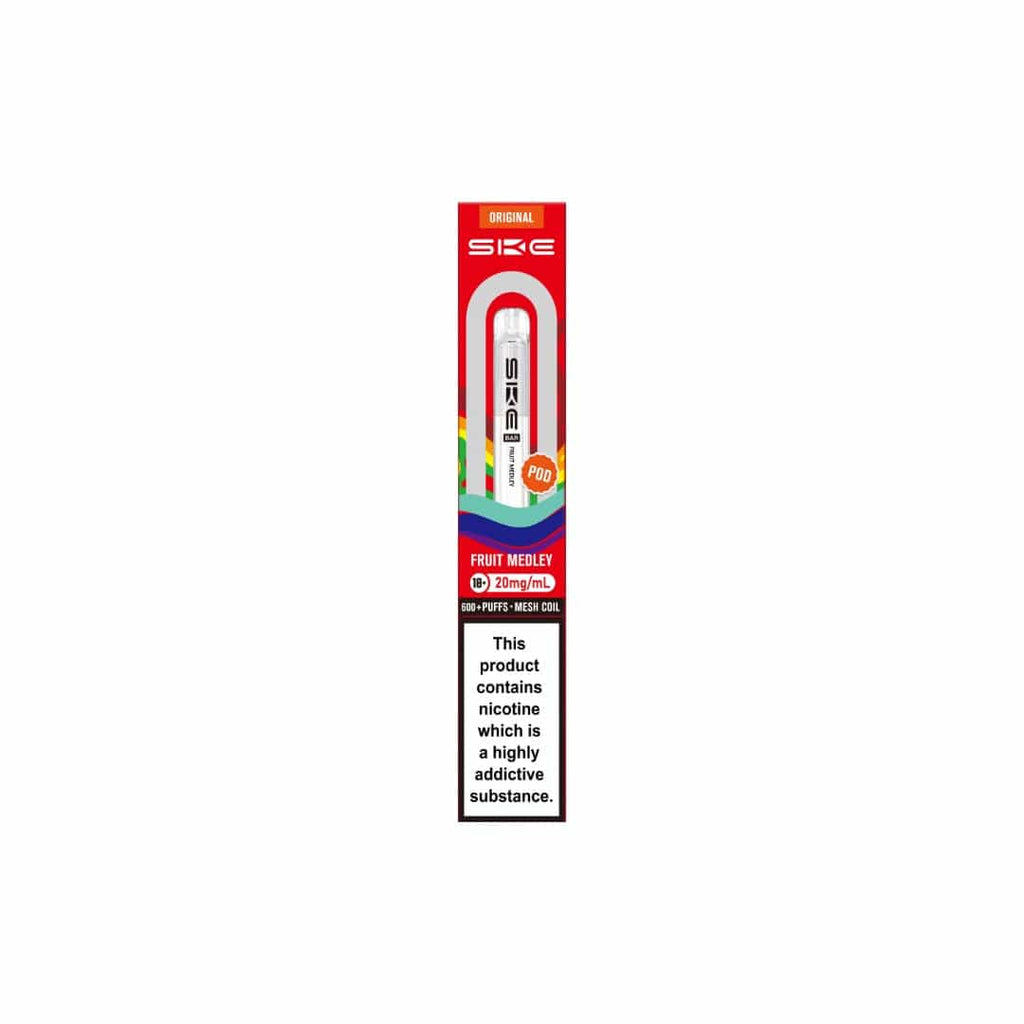 SKE vape pen packaging on a white background