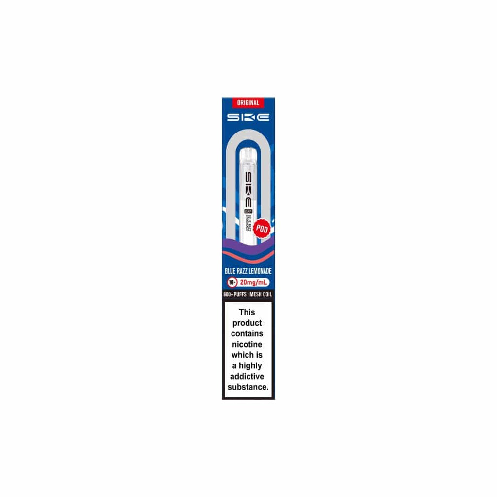 SKE vape device packaging on a white background
