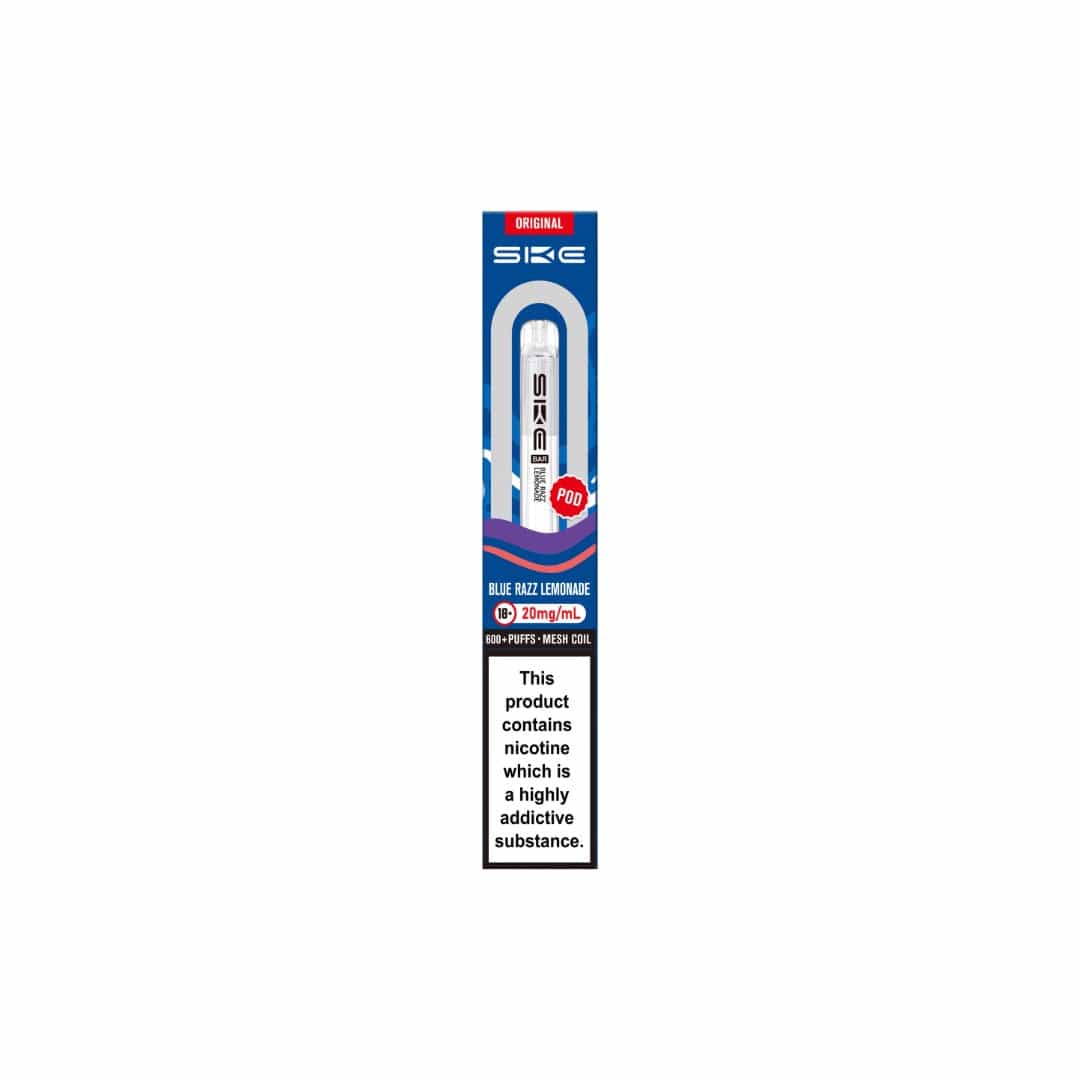 SKE vape device packaging on a white background