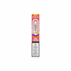 SKE vape pen packaging with nicotine warning label on a white background