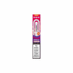 SKE vape pen packaging with strawberry blast flavor on a white background