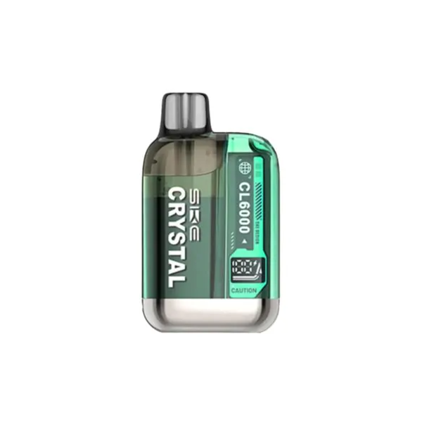 20mg SKE Crystal CL6000 Disposable Rechargeable Vape Kit 6000 Puffs