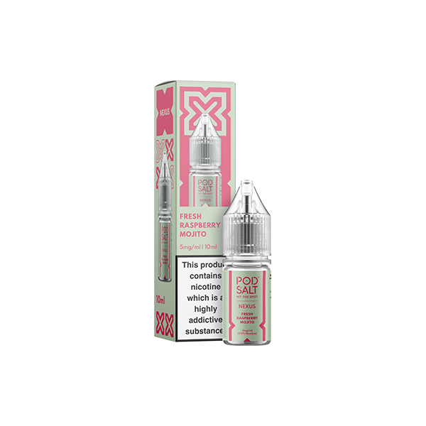 5mg Pod Salt Nexus Nic Salt E-Liquid | 10ml Premium UK Vaping Juice | Vapess World UK