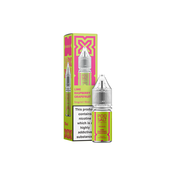 5mg Pod Salt Nexus Nic Salt E-Liquid | 10ml Premium UK Vaping Juice | Vapess World UK