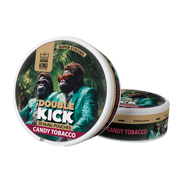 Aroma King Double Kick NoNic Pouches - 25 Pouches