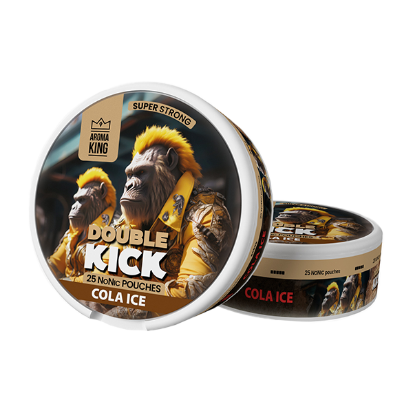 Aroma King Double Kick NoNic Pouches - 25 Pouches