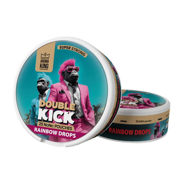 Aroma King Double Kick NoNic Pouches - 25 Pouches