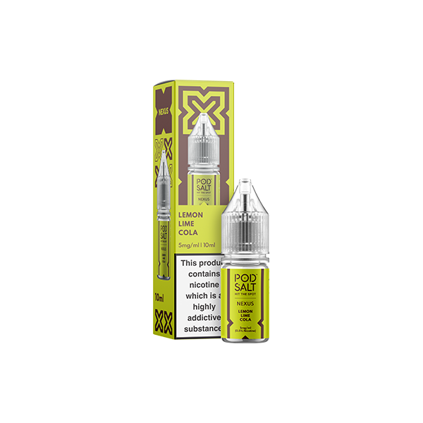 5mg Pod Salt Nexus Nic Salt E-Liquid | 10ml Premium UK Vaping Juice | Vapess World UK
