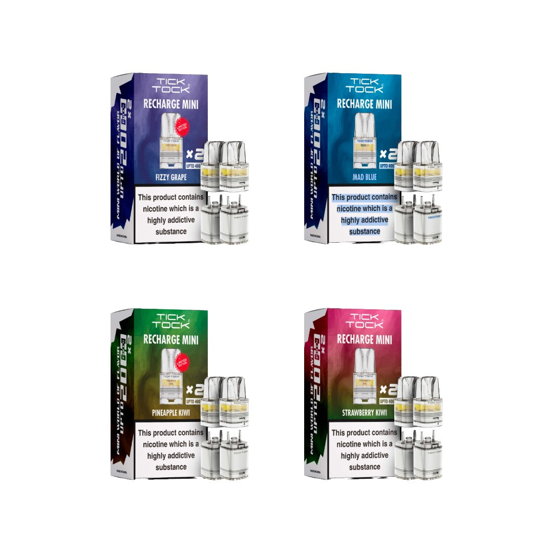 Tick Tock Recharge MINI 2K Prefilled Pods  2000 Puffs