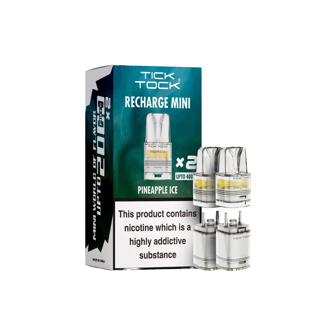 Tick Tock Recharge MINI 2K Prefilled Pods  2000 Puffs
