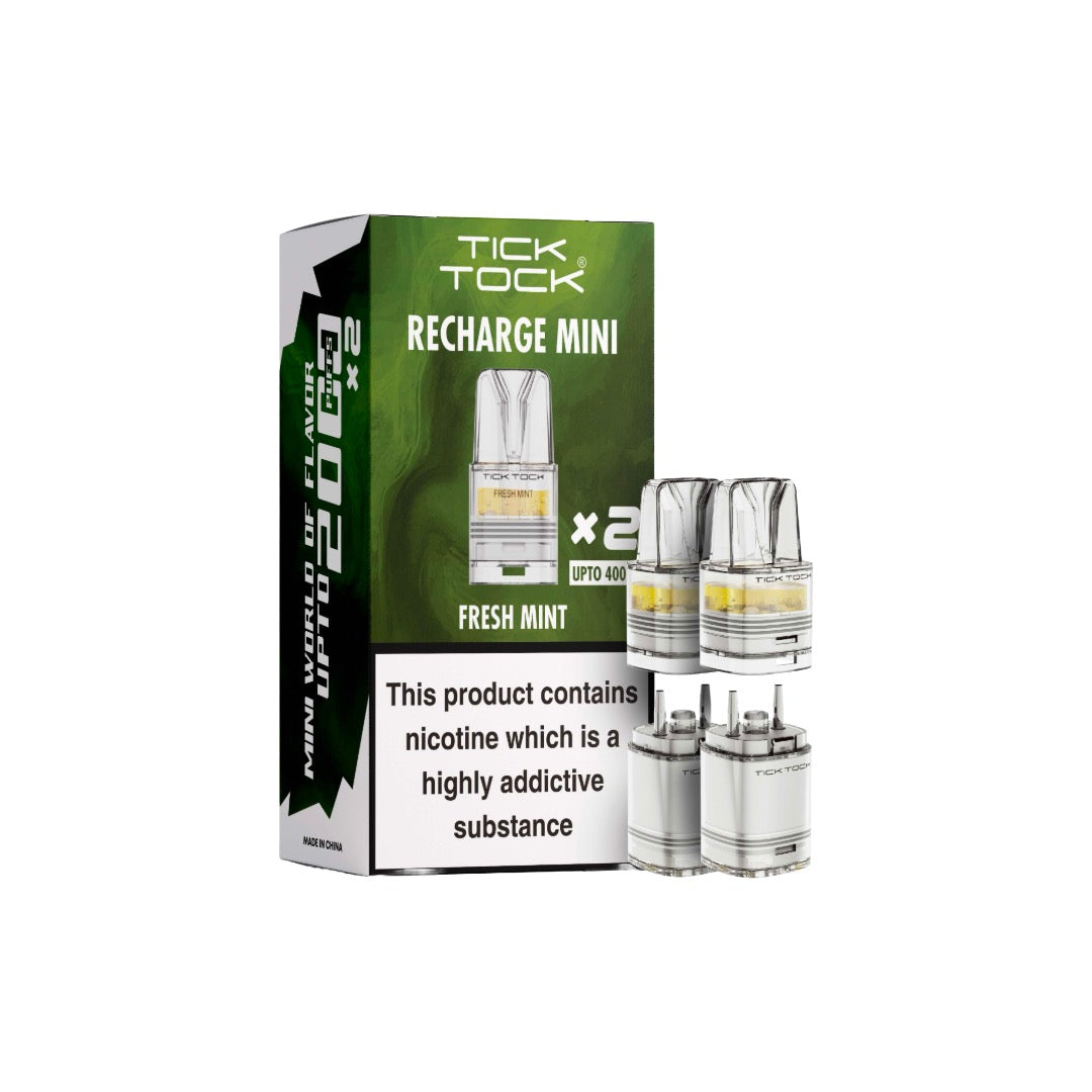 Tick Tock Recharge MINI 2K Prefilled Pods  2000 Puffs