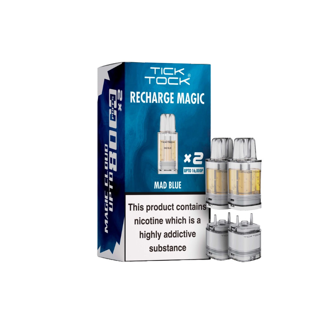 Tick Tock Recharge MAGIC 8K Prefilled Pods  8000 Puffs