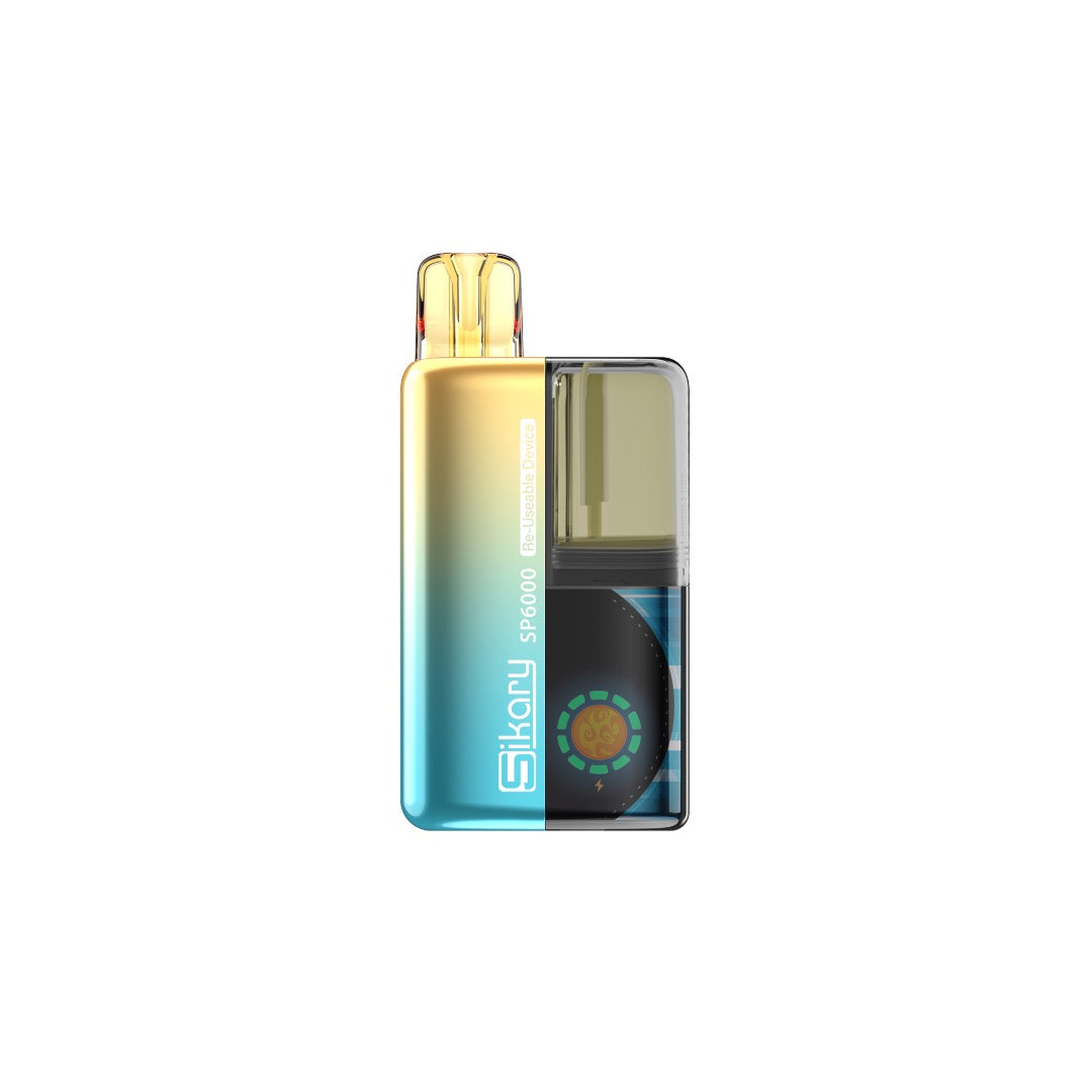 20mg Sikary Tako SP6000 Prefilled Pod Vape Kit 6000 Puffs