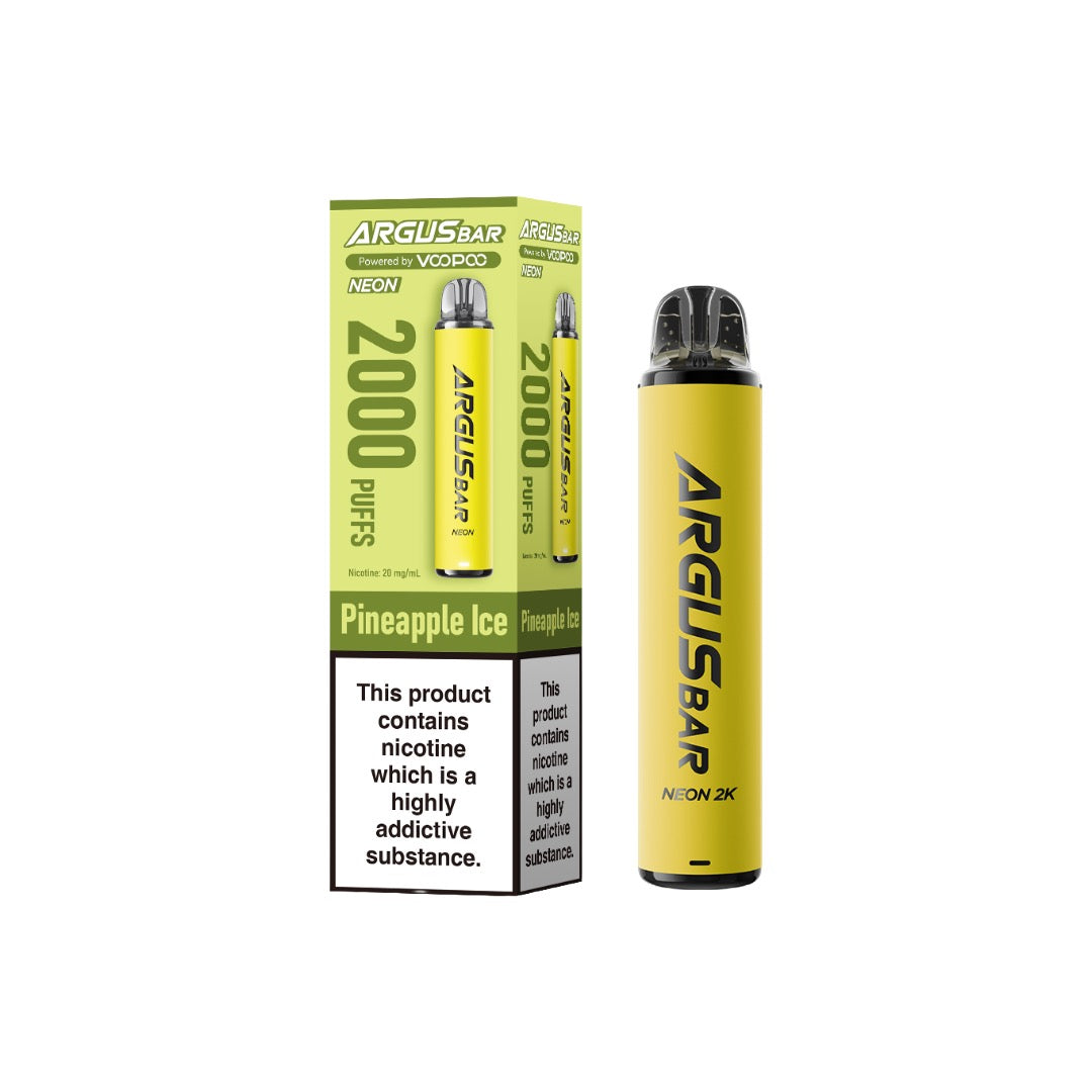 20mg Voopoo Argus Bar Neon 2K Prefilled Pod Vape Kit