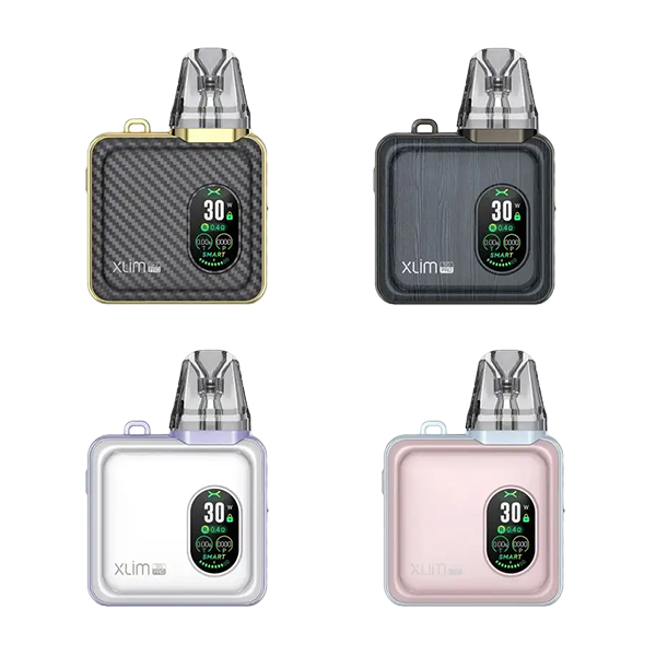 JWNOXVASQ Pro vape pods in gold carbon, gunmetal, mauve white, and pastel pink