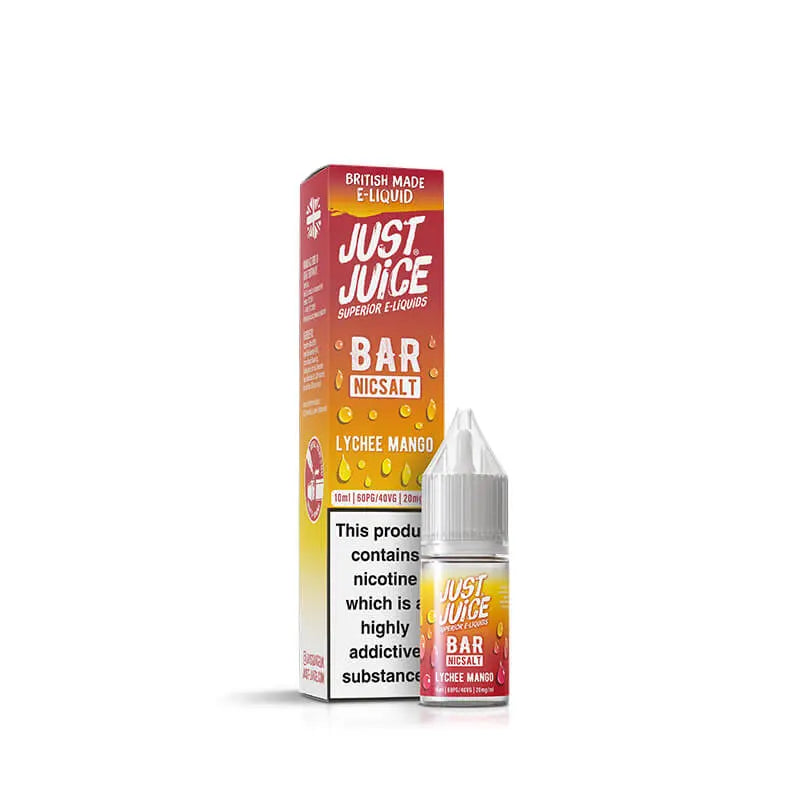 Just Juice Bar Range Lychee & Mango 10ml Nic Salt E-Liquid Just Juice
