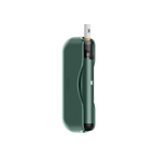 Sleek green KIWI vape device shown from a side angle