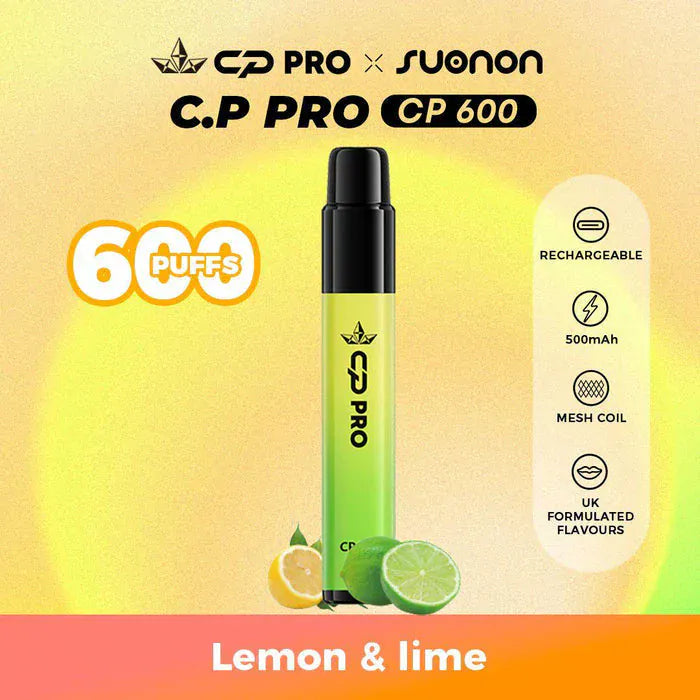 CP Pro CP600 Puffs Prefilled Pod Kit – 600 Puffs Rechargeable Vape Device