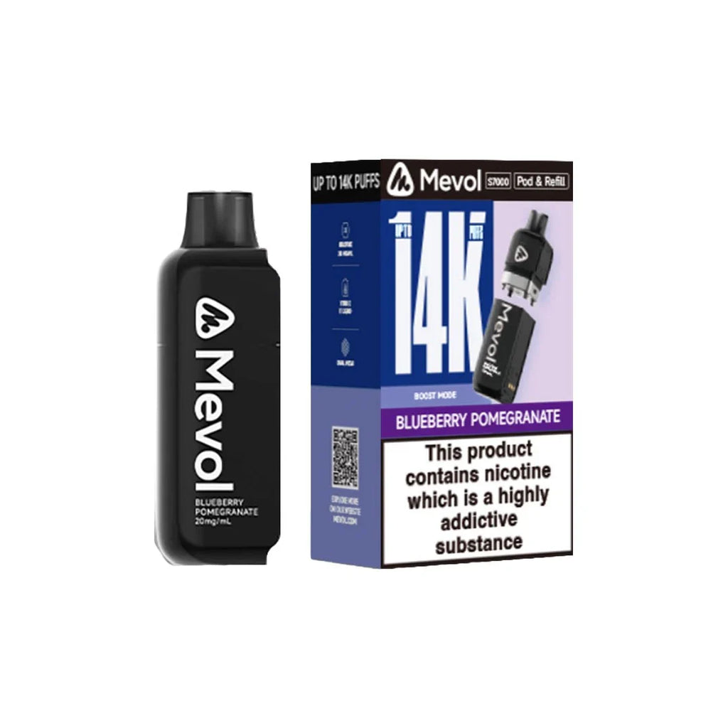 Mevol_7000_pod_refill_14k_Blueberry Pomegrante_flavour