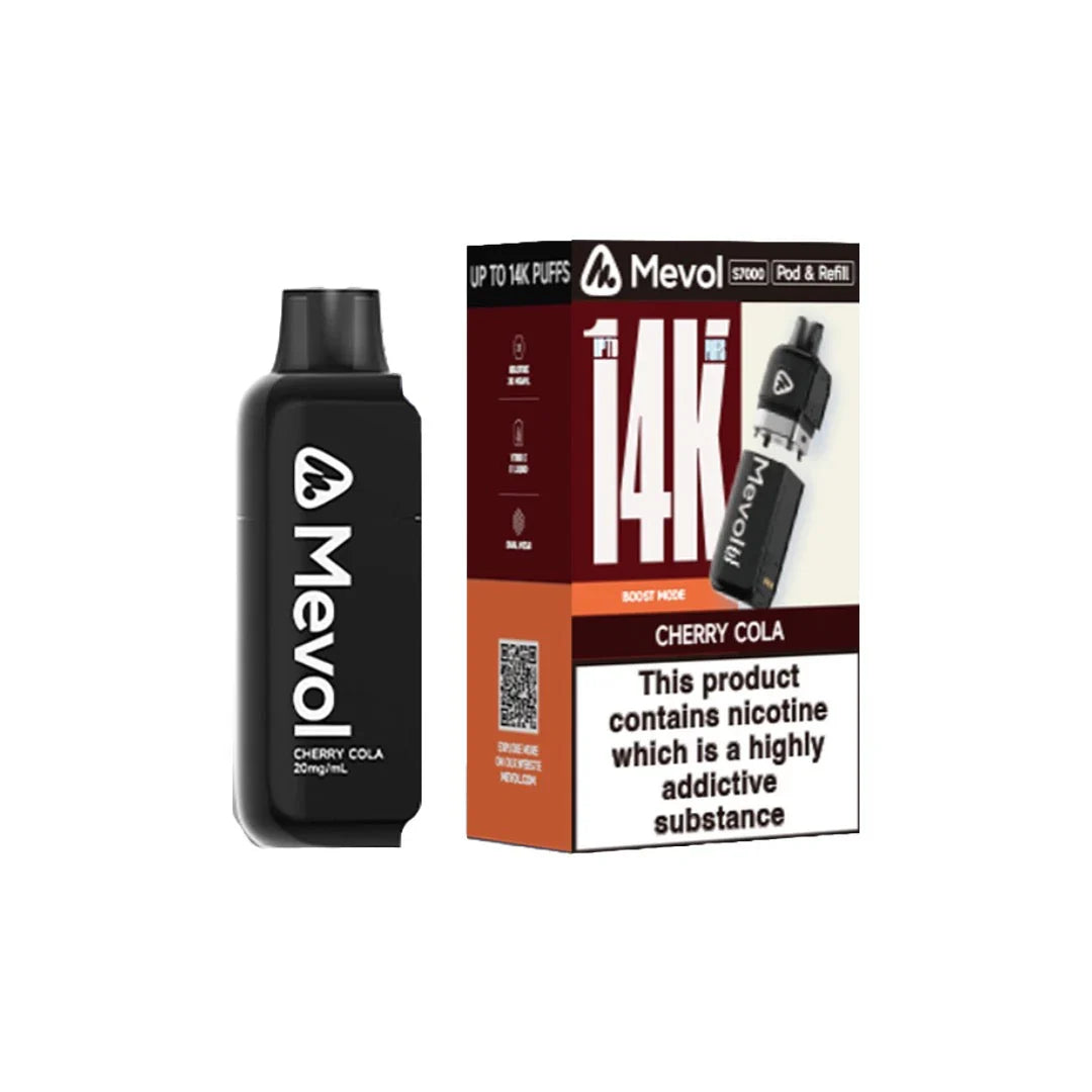 Mevol_7000_pod_refill_14k_Cherry colal_flavour