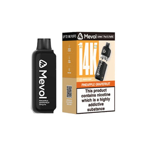 Mevol_7000_pod_refill_14k_Pineapple Grapefruit_flavour