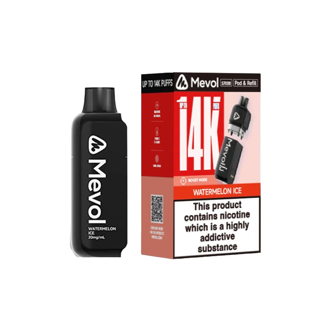 Mevol_7000_pod_refill_14k_Watermelon Ice_flavour