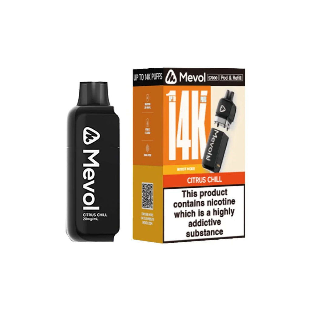 Mevol_7000_pod_refill_14k_citrus chill_flavour
