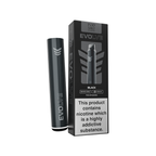 Evolve black vape and packaging 