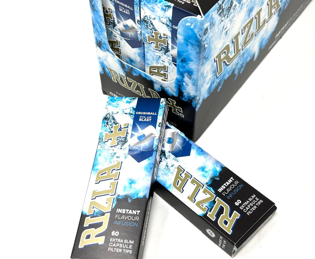 Rizla Polar Blast Extra Slim Filter - Vape World