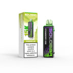 Solobar Strawberry Kiwi vape device and packaging on a white background