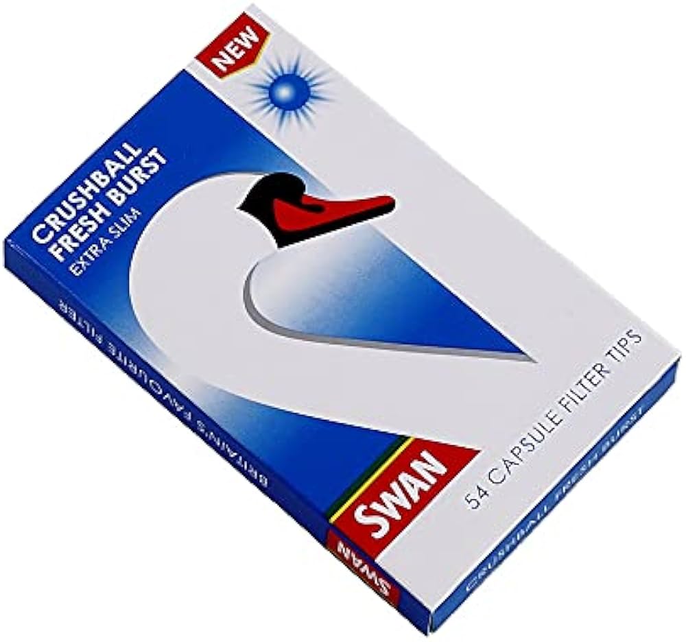 SWAN Crushball Fresh Burst Extra Slim Peppermint Flavoured Filter