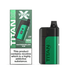 Titan X refill pods offer a wide range of popular flavours, focusing on fruit medleys, icy menthols, and candy blends, including Banana Ice, Blue Raspberry, Cherry Fizz, Cola Freeze, Cool Mint, Fruit Punch, Lemon Lime, Pink Burst, Rainbow Burst, Sour Apple, Strawberry Kiwi Watermelon, Strawberry Raspberry Cherry, Triple Berry, and Watermelon Ice, providing options from refreshing to sweet and sour for your Titan X device