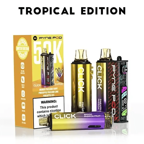 Pyne Pod Click 50K Puffs Prefilled Pod Vape Kit