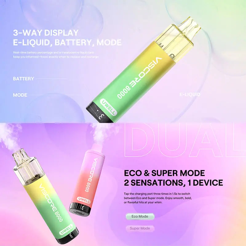 Uwell Viscore 8000 Prefilled Pod Vape Kit Uwell