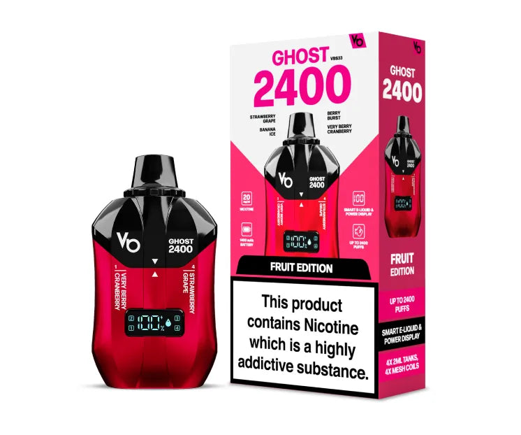 Vapes Bars Ghost 2400 Fruit Edition
