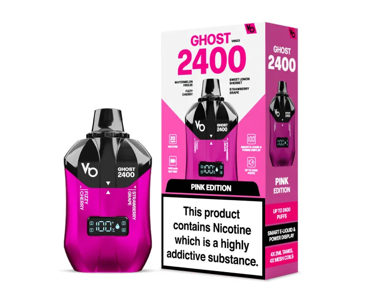 Vapes Bars Ghost 2400 Pink Edition