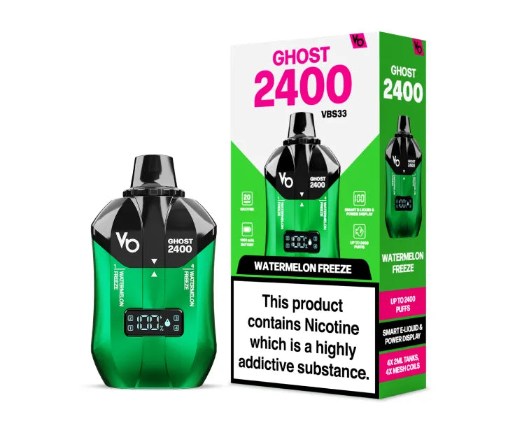 Vapes Bars Ghost 2400 Watermelon Freeze