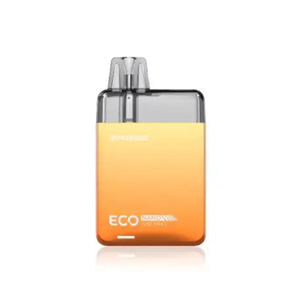 ECO Nano vape device with a vibrant orange gradient design